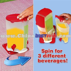 Handy Gourmet 3 Compartment Drink Dispenser