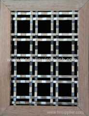doudle hole woven mesh crimped wire mesh