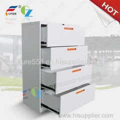 Lateral filing cabinet steel material 2 drawer