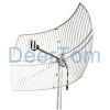 2500-2700MHz Grid Parabolic Antenna 24dBi Wimax LTE 4G Grid Parabolic Antenna Outdoor Directional Point to Point Antenna