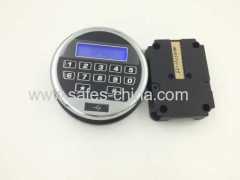 Motorized Electronic Square Bolt gun Safe Lock with mat keypad and LCD display