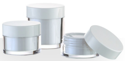 Cosmetic jar. Double wall jar. Cream Jar. PP jar