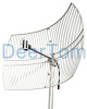 2400-2500MHz 2.4GHz 2.4G WIFI Wlan Wireless Grid Parabolic Antenna 24dBi Outdoor Point to Point Base Station Directional