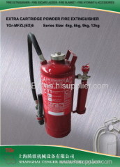 cartridge ABC portable fire extinguisher