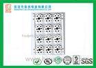 Punching board 0.8mm Aluminum PCB white solder mask black legend Lead free HASL
