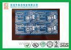 4 Layer Quick Turn PCB urgent blue solder mask white legend Immersion Gold