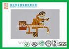 Flexible PCB 4 layers yellow solder mask white silkscreen Immersion gold