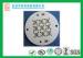 LED 2.0mm double side Aluminum PCB white solder mask L.F HASL