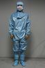 100% Polyester Fabric Blue ESD Clean Room Garments Clothing for electronic