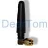 433MHz Terminal Rubber Duck Antenna SMA Connector Right Angle Straight Connector 2dBi Indoor Internal Omni Directional