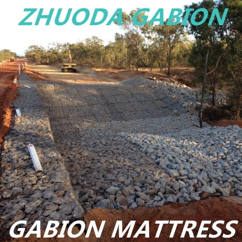 High Quality ASTM A975 Galvanized Gabion Mattress from Real Manufacturer (Zhuoda Gabion)