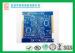 1.6mm PCB FR 4 bule soldermask Immersion Gold Gold fingers chamfering