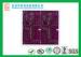 Customed purple soldermask 1.6mm FR-4 PCB / 1oz 2 layer pcb LF HASL