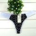 Cotton Printed Dot Women's Sexy Thongs G-string Underwear Panties Briefs For Ladies T-back Underwear