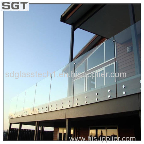 Toughened Glass Laminated Glass for corridor balustrade