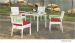 Outdoor wicker rattan table chair cushions supplier