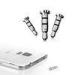 Fashionable dust plug Headphone Jack Buttonfor Andriod Smart Phone