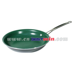 Aluminum Ceramic Orgennic Cookware Non-stick Fry Pan Green