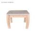 Light Grey polished Concrete Desk Multifunctional OEM 48cm 48 cm 34.5 cm