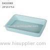 Dyed Rectangular Concrete Tray Smooth Bathroom Decor For Towel Holder