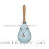 Light Blue Concrete Home Decor Water Drops Shape Diamond Holder With Wood Accessories