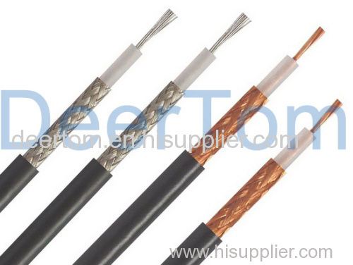 7/8'' aluminum feeder cable rf coaxial low loss cable tele communication cable antenna cable base station cable black