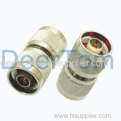 N Male to N Male Connector Adaptor Adapter Connector Straight Connector Antenna Adaptor Tele com parts