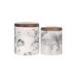 Beautiful Wedding Outdoor Candle Stands White Marble Fireproof 9cm 11cm