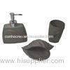 Seashell Black Concrete Bathroom Accessories For Cleaning Eco - Friendly