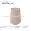 Light Concrete Candle Holder With Lid 3% Tropical breez Scent
