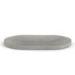 Oval Simple Serving Cement Drinks Tray Handmake Light Grey Eco - Friendly