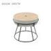 Homemade Concrete Stool round Metal Standing Eco - friendly 52 cm 50cm