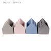 Blue Dyed Concrete Home Decor Pen Holder 8 Holes 10 9 10.3 cm For Office