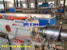 ISO9001 Plastic Pipe Extrusion Line / PVC Electric Conduit Pipe Making Machine