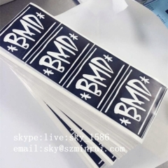 China Supply White Anti-counterfeiting Custom Blank Eggshell Sticker Labels for Tamper Evident