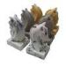 Custom Personalized Concrete Bookends Multiple Effect With Horse Head