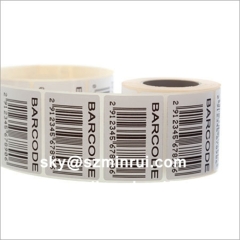 China Supply White Anti-counterfeiting Custom Blank Eggshell Sticker Labels for Tamper Evident