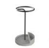 Practical Waterproof Concrete Umbrella Holder Round With Metal Rack 30cm 50.5cm