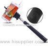 Black Camera Handheld Monopod 3.5mm Audio Wire Anti-rotation groove design
