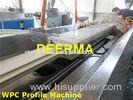 Outdoor Decking Profile WPC Production Line Wood Plastic Composite Extruder