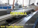 Profile Production Line Plastic Sheet Making Machine For WPC Decking