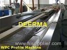 Decking / Fencing Wpc Production Line For Wood Plastic Composite Manufacturing Process
