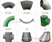 Supply pipe fittings and flanges