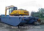 Water Land 37 Tons Long Arm Soft Terrain Excavator 0.7 m3 Bucket Capacity