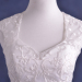 ALBIZIA beautiful White Concise Tulle Bateau Embroidery A-Line Tulle Wedding Dresses uk