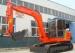 Low Noise Rock Type Bucket Small Wheeled Excavator With Air Conditioner