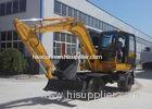 Strong Power Narrow Bucket Long Reach Excavator Machine / Mining Excavators