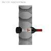 Light Grey Concrete Wine Rack / Wall Hanging Decorative Concrete Wine Holder