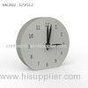 Modern simple concrete wall clock decorative desktop clock flat bottom