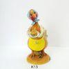 Celebration Chicken Polyresin Figurines Christmas Ornaments With Hamberger